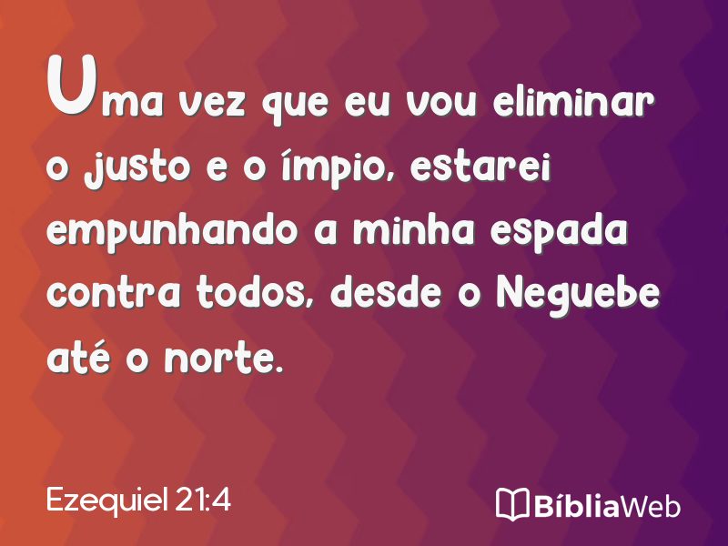 Ezequiel 21:4 em imagem para compartilhar
