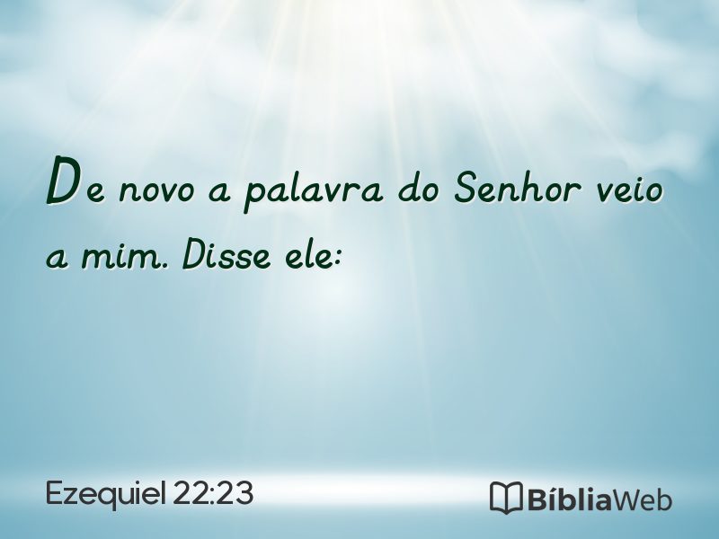 Ezequiel 22:23 em imagem para compartilhar