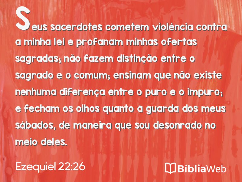 Ezequiel 22:26 em imagem para compartilhar