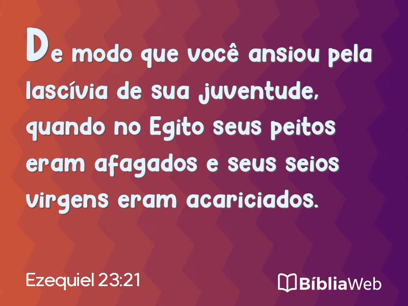 Ezequiel 23:21 em imagem para compartilhar
