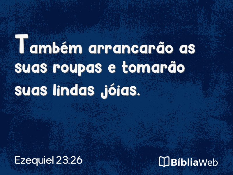 Ezequiel 23:26 em imagem para compartilhar