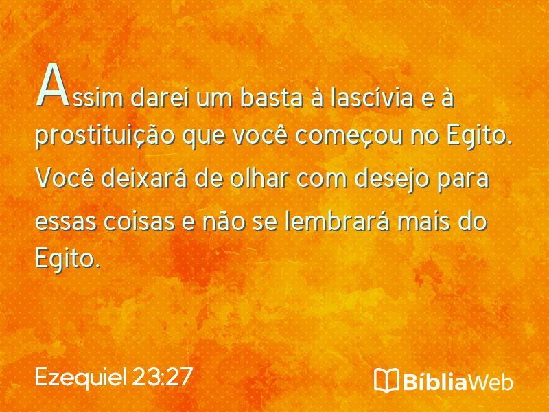Ezequiel 23:27 em imagem para compartilhar