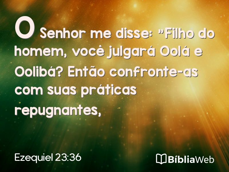 Ezequiel 23:36 em imagem para compartilhar