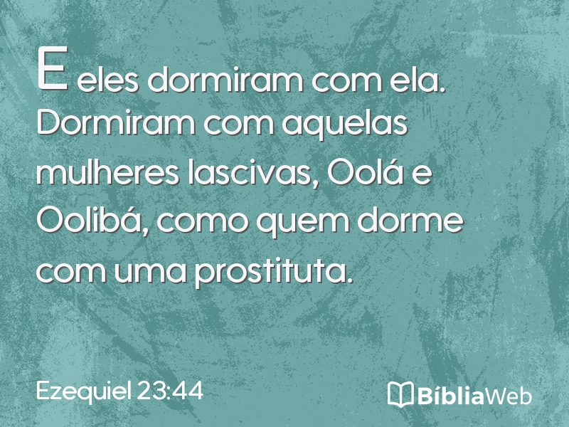 Ezequiel 23:44 em imagem para compartilhar
