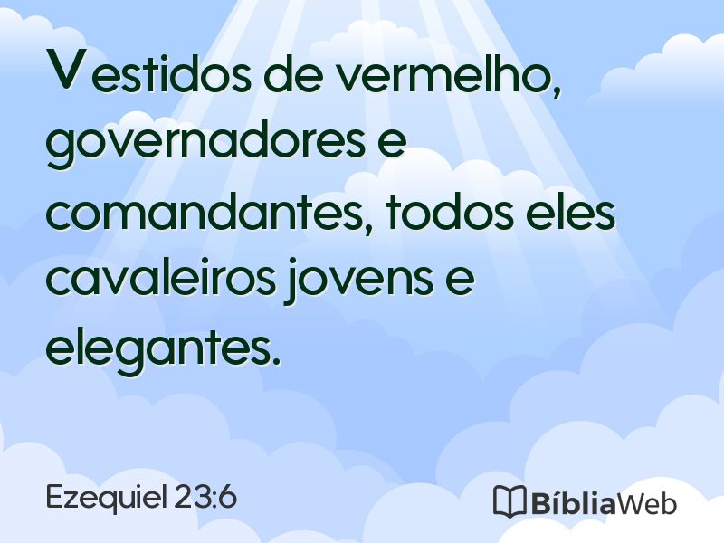 Ezequiel 23:6 em imagem para compartilhar