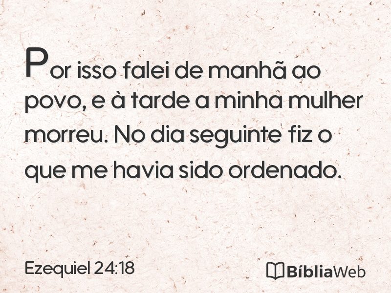 Ezequiel 24:18 em imagem para compartilhar