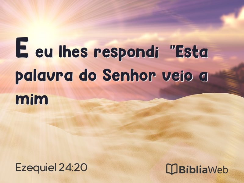 Ezequiel 24:20 em imagem para compartilhar