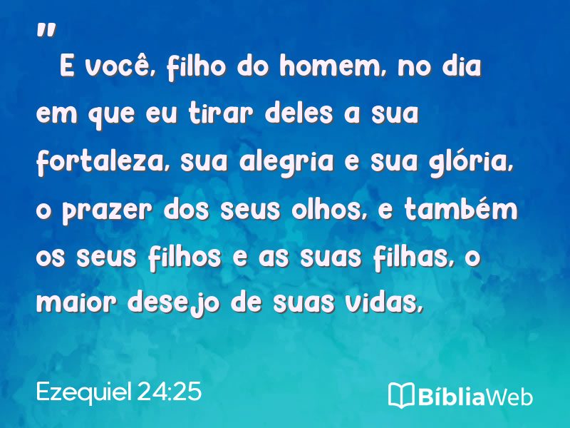 Ezequiel 24:25 em imagem para compartilhar