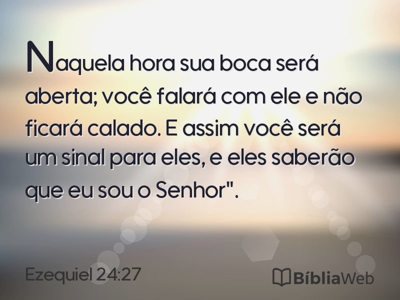 Ezequiel 24:27 em imagem para compartilhar