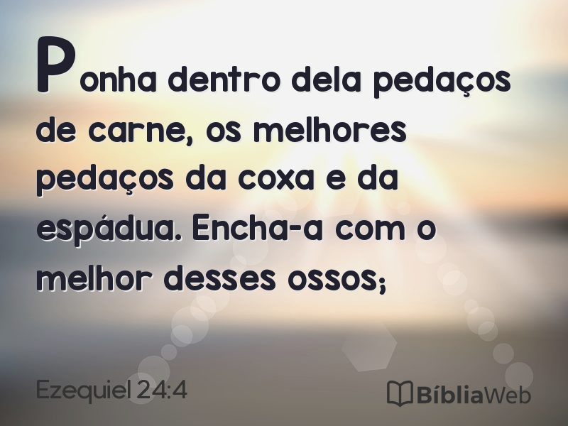 Ezequiel 24:4 em imagem para compartilhar