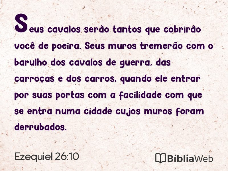 Ezequiel 26:10 em imagem para compartilhar