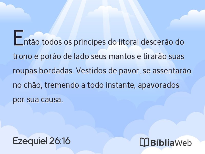 Ezequiel 26:16 em imagem para compartilhar