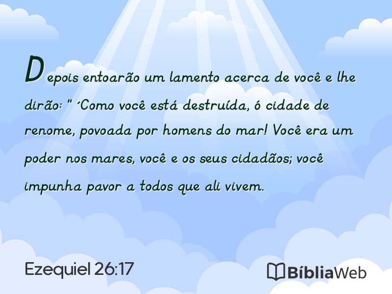 Ezequiel 26:17 em imagem para compartilhar