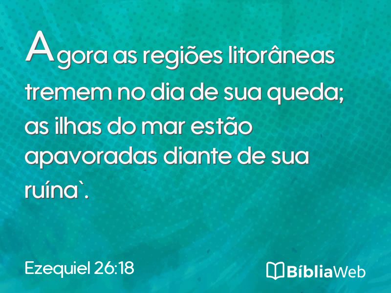 Ezequiel 26:18 em imagem para compartilhar