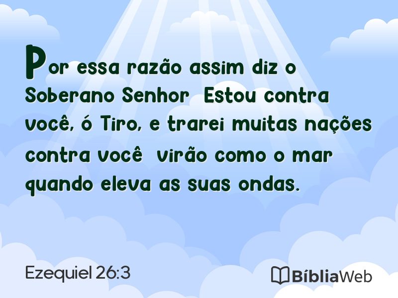 Ezequiel 26:3 em imagem para compartilhar