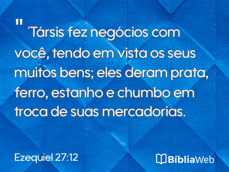 Ezequiel 27:12 em imagem para compartilhar
