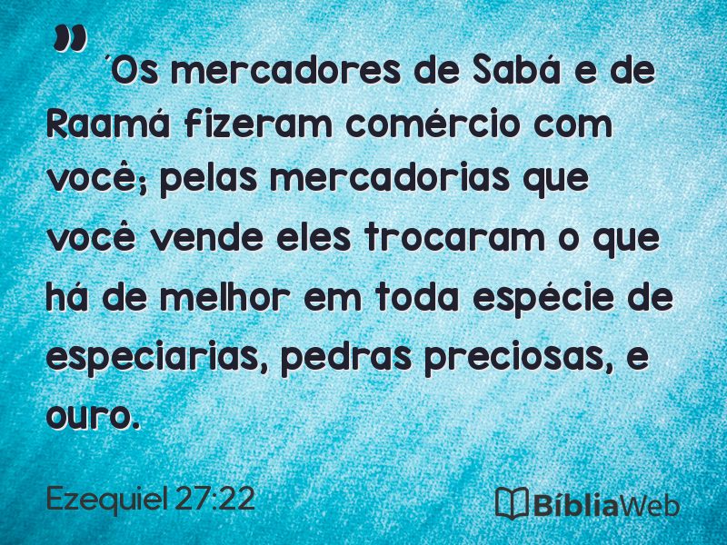 Ezequiel 27:22 em imagem para compartilhar