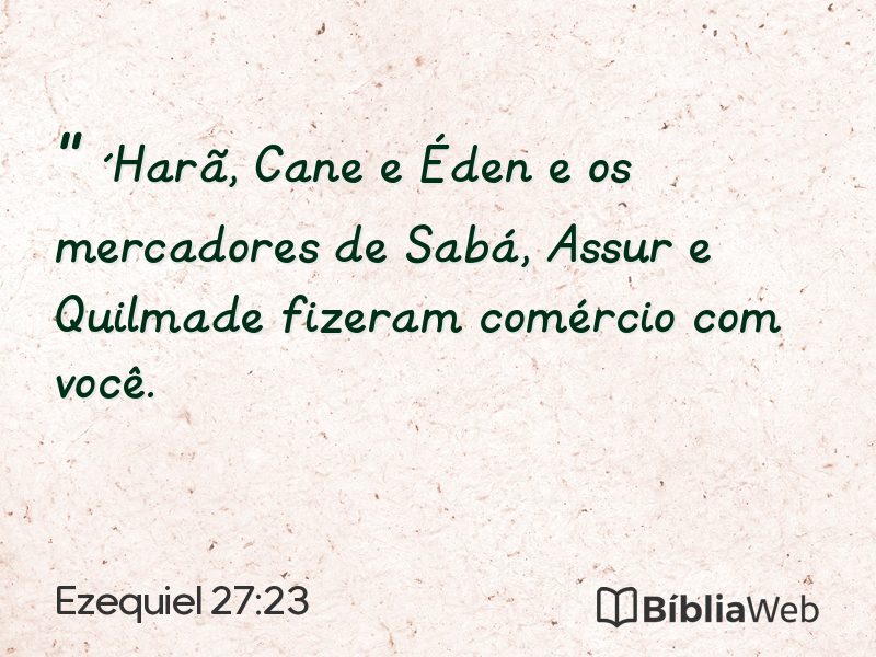 Ezequiel 27:23 em imagem para compartilhar