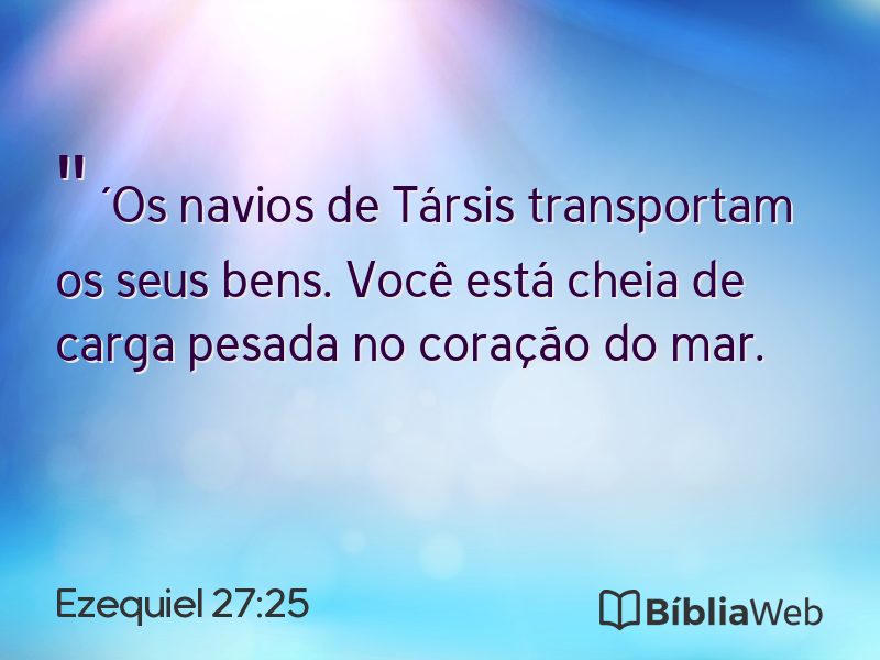 Ezequiel 27:25 em imagem para compartilhar