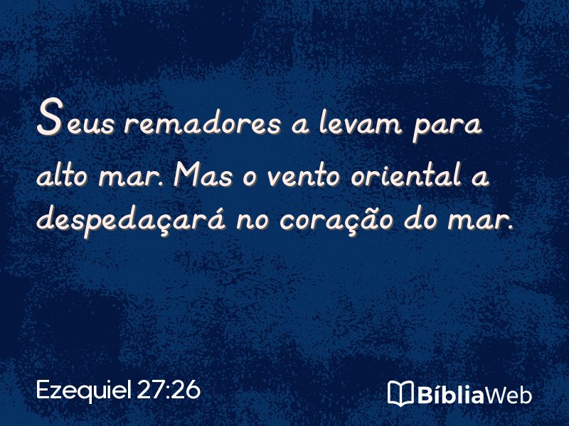 Ezequiel 27:26 em imagem para compartilhar