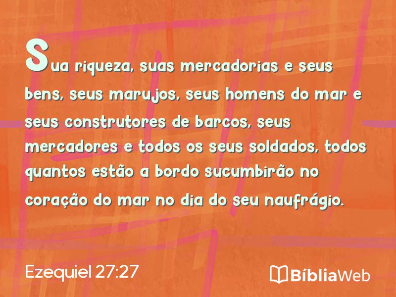 Ezequiel 27:27 em imagem para compartilhar