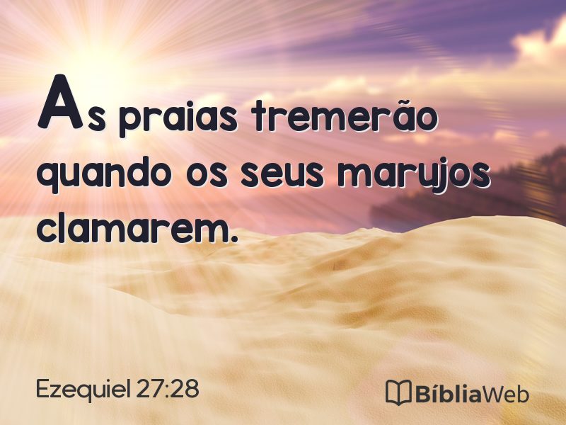 Ezequiel 27:28 em imagem para compartilhar