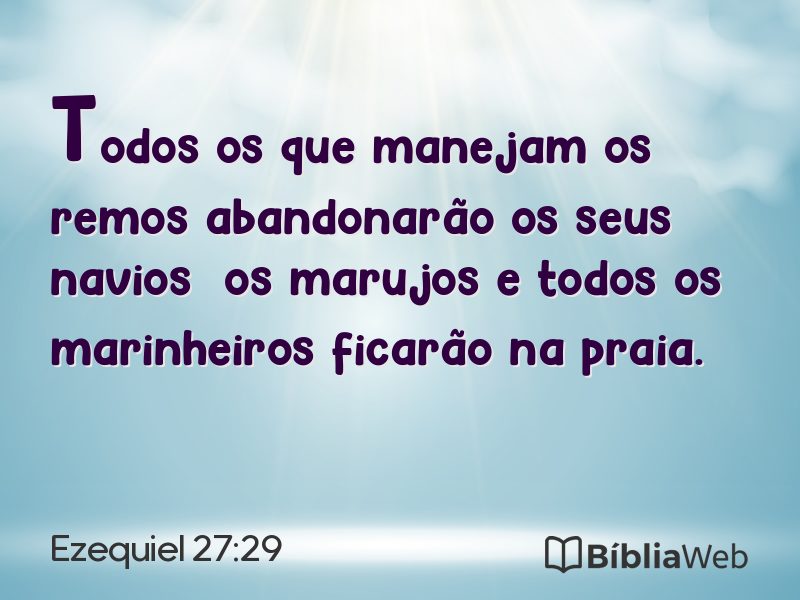 Ezequiel 27:29 em imagem para compartilhar