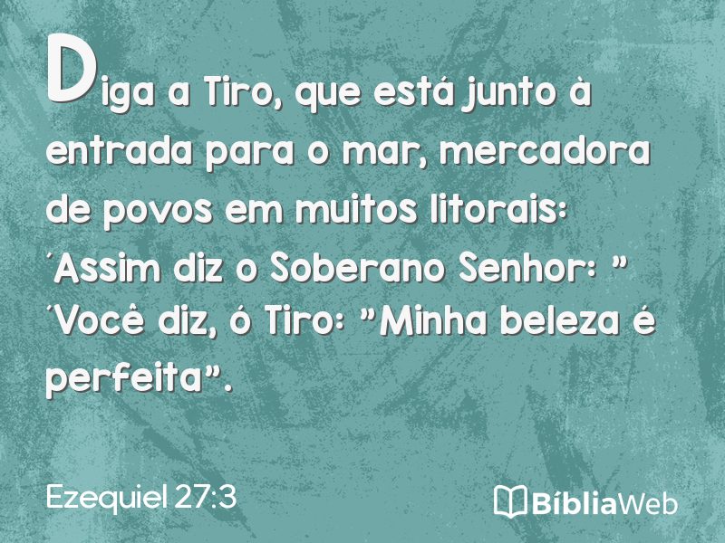Ezequiel 27:3 em imagem para compartilhar