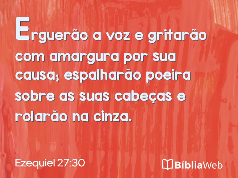 Ezequiel 27:30 em imagem para compartilhar