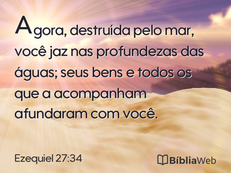Ezequiel 27:34 em imagem para compartilhar