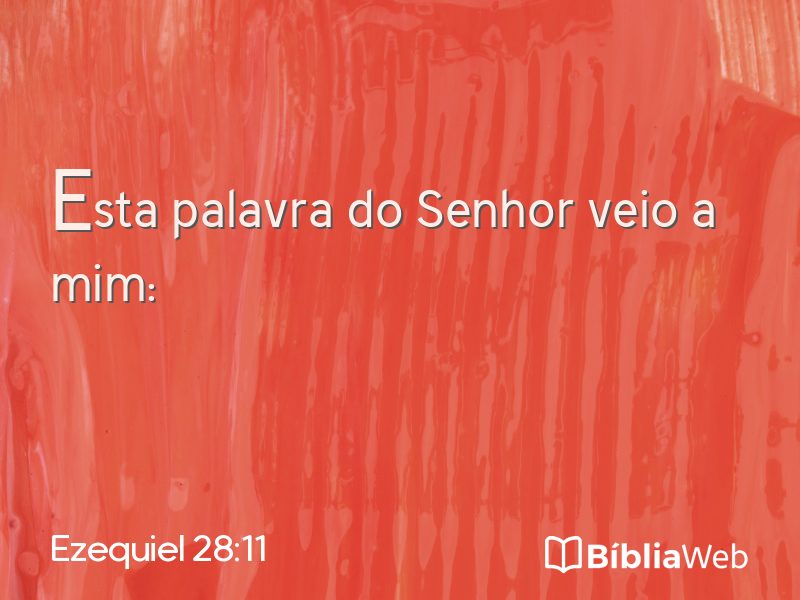 Ezequiel 28:11 em imagem para compartilhar
