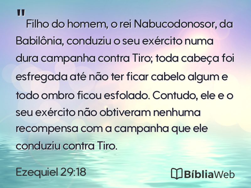 Ezequiel 29:18 em imagem para compartilhar