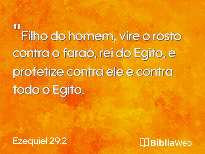 Ezequiel 29:2 em imagem para compartilhar