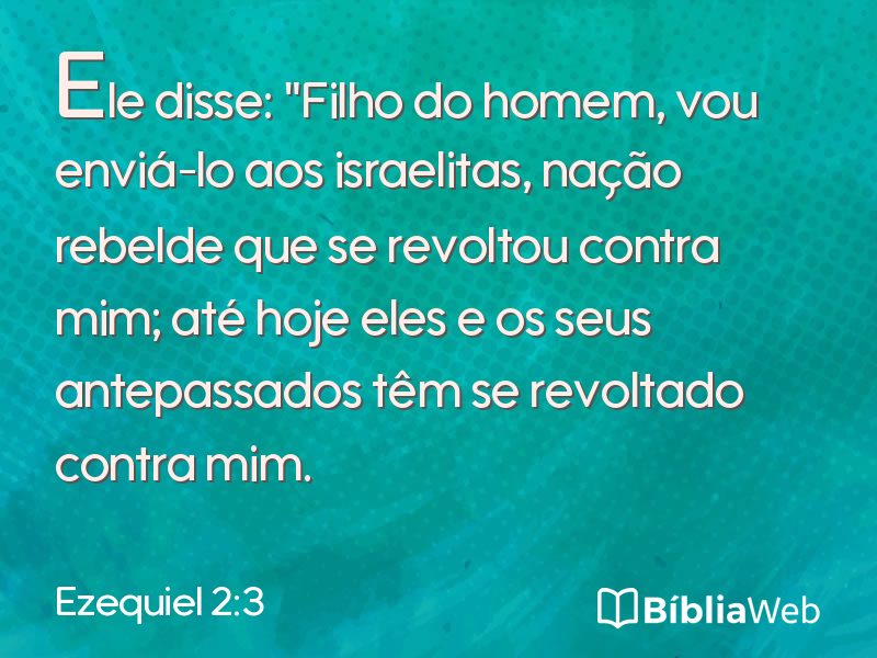 Ezequiel 2:3 em imagem para compartilhar
