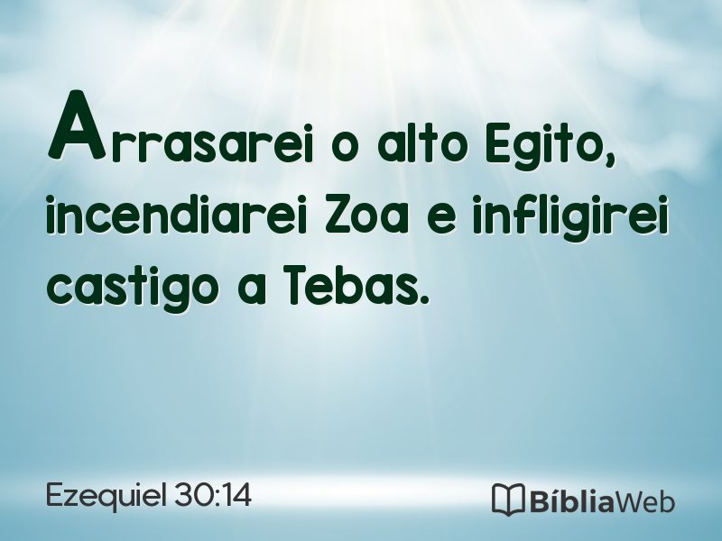 Ezequiel 30:14 em imagem para compartilhar