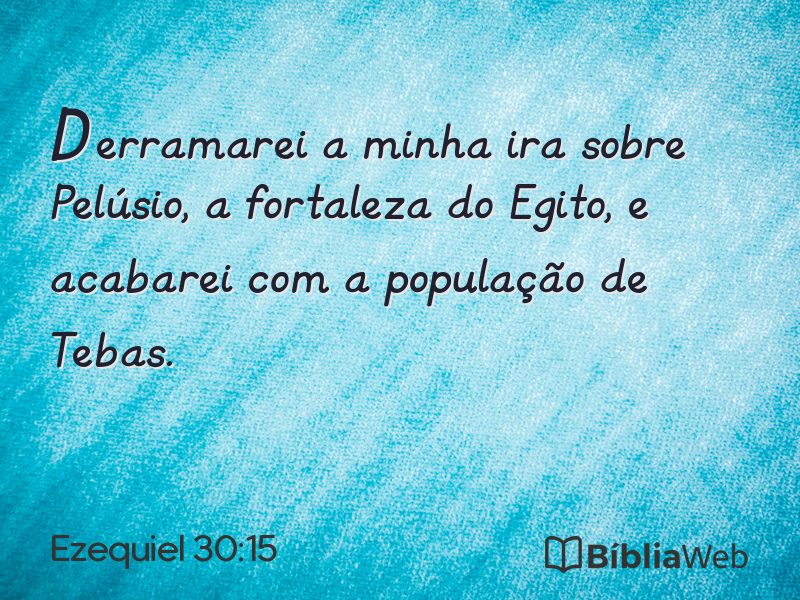 Ezequiel 30:15 em imagem para compartilhar