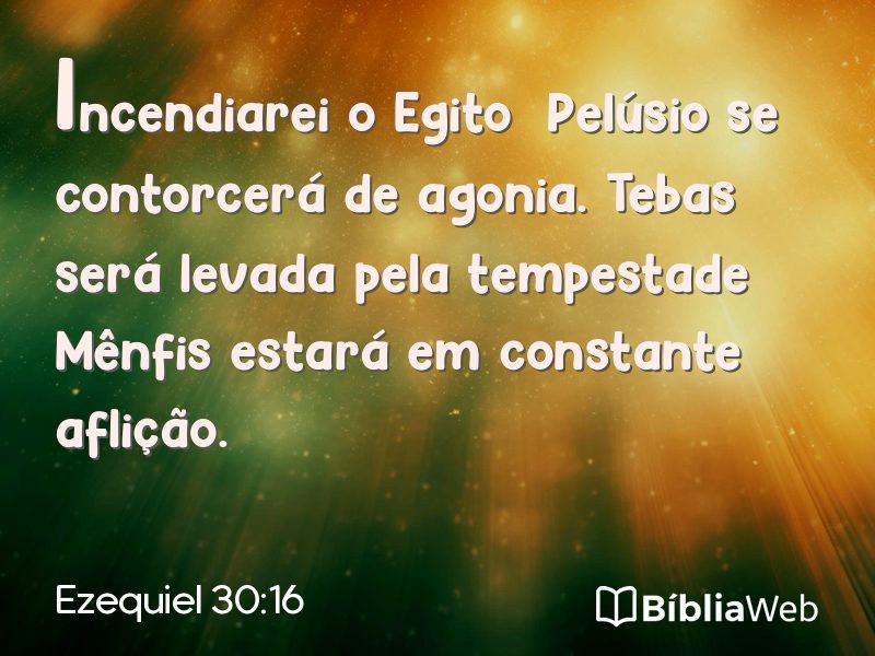Ezequiel 30:16 em imagem para compartilhar