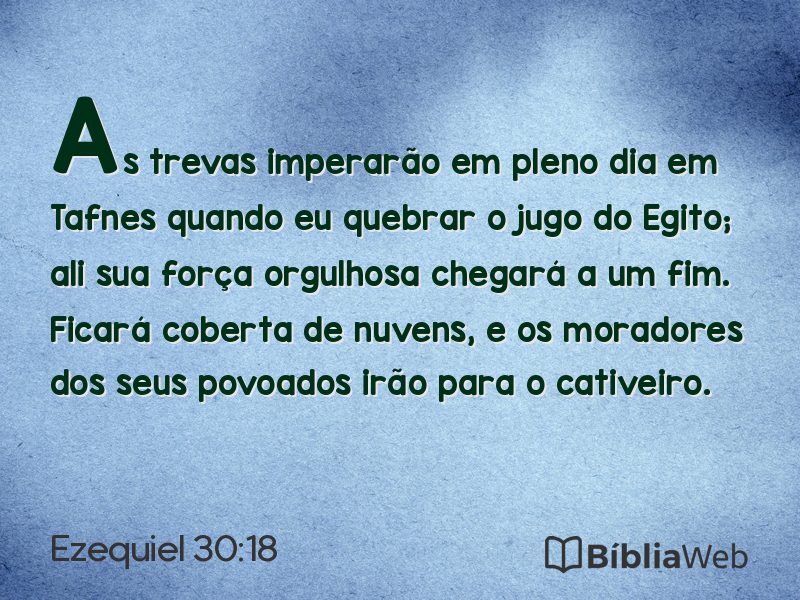 Ezequiel 30:18 em imagem para compartilhar