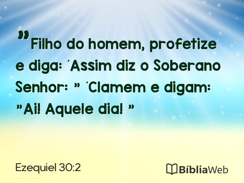 Ezequiel 30:2 em imagem para compartilhar