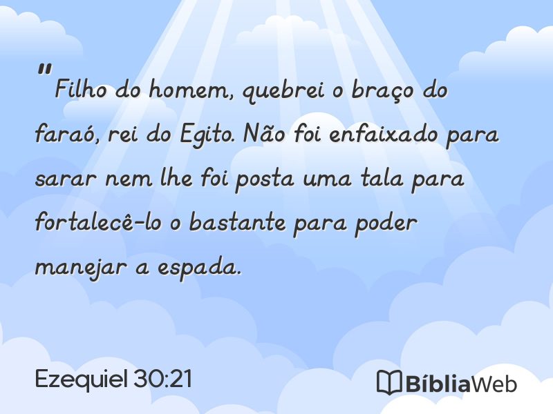 Ezequiel 30:21 em imagem para compartilhar
