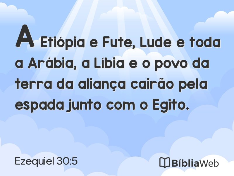 Ezequiel 30:5 em imagem para compartilhar