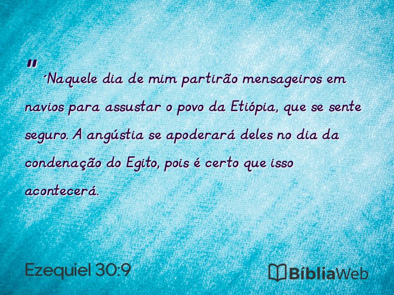 Ezequiel 30:9 em imagem para compartilhar