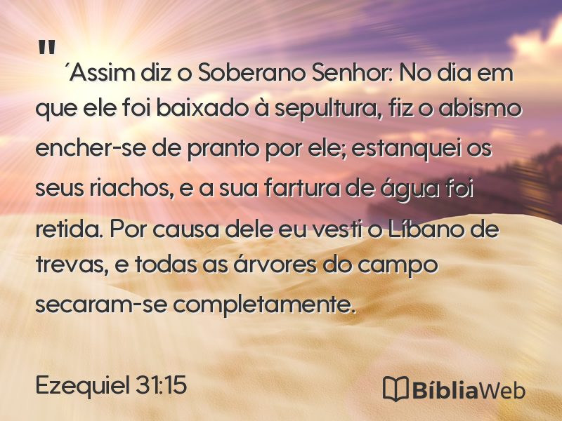 Ezequiel 31:15 em imagem para compartilhar