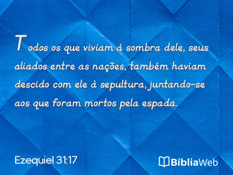 Ezequiel 31:17 em imagem para compartilhar