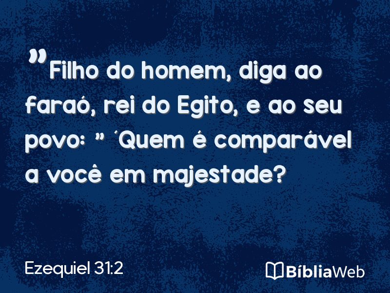 Ezequiel 31:2 em imagem para compartilhar