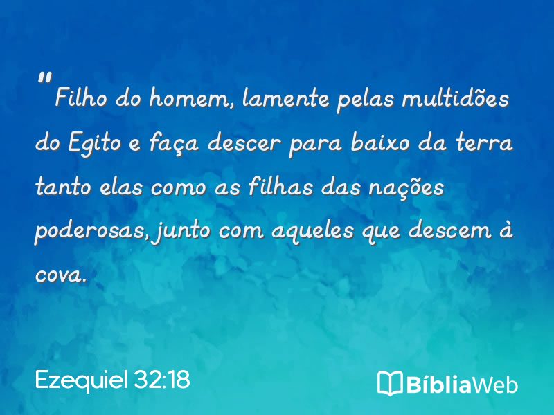 Ezequiel 32:18 em imagem para compartilhar