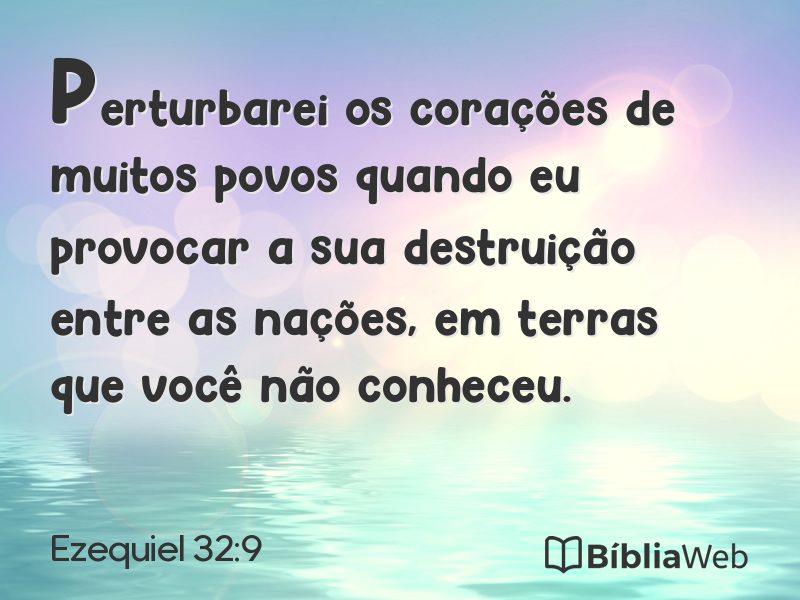 Ezequiel 32:9 em imagem para compartilhar