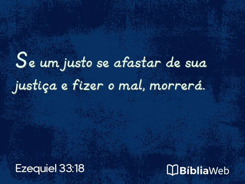 Ezequiel 33:18 em imagem para compartilhar