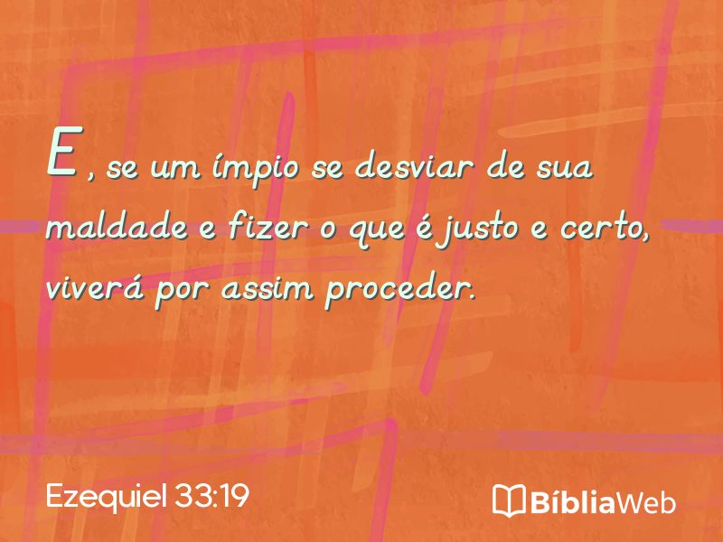 Ezequiel 33:19 em imagem para compartilhar