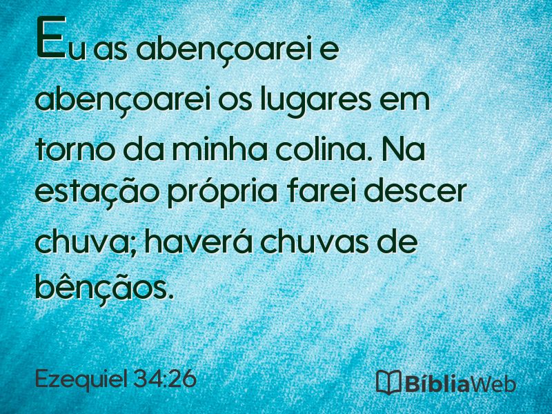 Ezequiel 34:26 em imagem para compartilhar